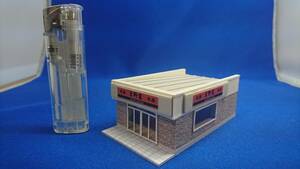 ◆オリジナル店舗建築模型03◆スケール1/150 Ｎゲージ ジオラマ 雑貨　鉄道模型