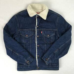 【80s】Levi's リーバイス 70608-0216 米国製 83年 デニム ボアジャケット サイズ36R ジャケット 刻印52