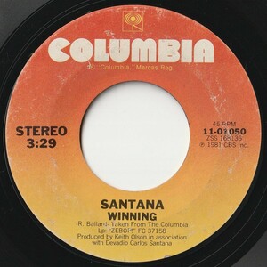 Santana Winning / Brightest Star Columbia US 11-01050 201458 ROCK POP ロック ポップ レコード 7インチ 45