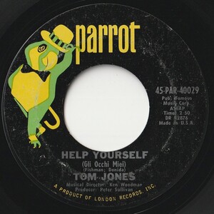 Tom Jones Help Yourself / Day By Day Parrot US 45-PAR-40029 201439 ROCK POP ロック ポップ レコード 7インチ 45