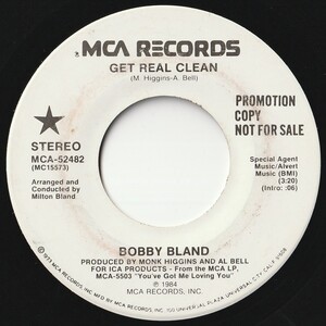 Bobby Bland Get Real Clean / Get Real Clean MCA US MCA-52482 201350 SOUL ソウル レコード 7インチ 45