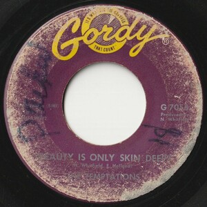 Temptations Beauty Is Only Skin Deep / You're Not An Ordinary Girl Gordy US G 7055 201538 SOUL ソウル レコード 7インチ 45