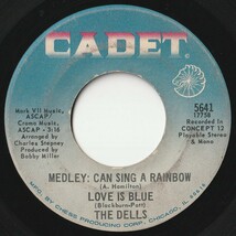 Dells Medley: Can Sing A Rainbow - Love Is Blue / Hallelujah Baby Cadet US 5641 201581 SOUL ソウル レコード 7インチ 45_画像1