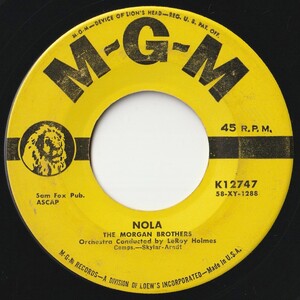 Morgan Brothers Nola / Guiding Star MGM US K12747 201352 ROCK POP ロック ポップ レコード 7インチ 45