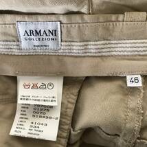 ARMANI COLLEZIONI アルマーニ コレッツォーニ イタリア製 メンズ ピケ風カーゴパンツ 良品 size 46_画像4