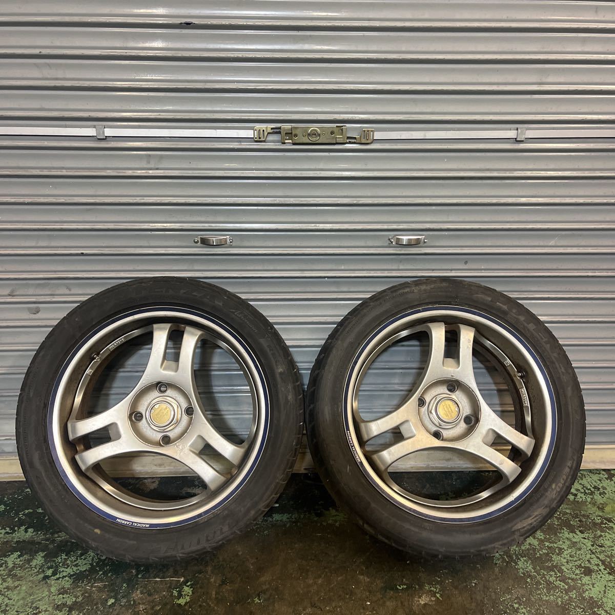 ご予約品】 スーパーアドバン SA3R 17インチ 4穴 114.3 8J×2本 7J×2