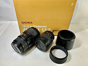 SIGMA 　シグマ　 TELE&STANDARD ZOOM SET　 カメラレンズ 　ズームレンズ 　2点セット　