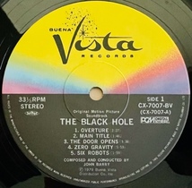 LP■サントラ/THE BLACK HOLE ブラックホール 音楽集/VISTA CX-7007-BV/国内80年ORIG OBI/帯 極美/JOHN BARRY/ジョン・バリー/DISNEY映画_画像4