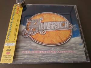 【CD】アメリカ / デフィニティヴ(ベスト)■AMERICA / Definitive■2001年発売 国内盤■名前のない馬 / 金色の髪の少女