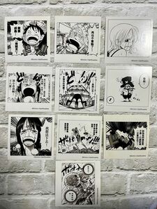 ONEPIECE ワンピース ワンピース展 台湾Verステッカー 10枚セット