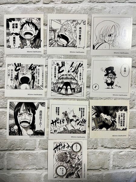 ONEPIECE ワンピース ワンピース展 台湾Verステッカー 10枚セット