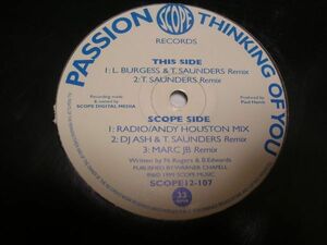 ●R&B HOUSE 12inch●PASSION/ THINKING OF YOU