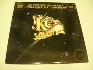 ●DISCO DANCE 12inch●KC AND SUNSHINE BAND/ DO YOU FEEL ALL RIGHT