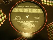 ●DISCO DANCE 12inch●HODGES, JAMES AND SMITH/ DANCING IN THE STREET_画像2