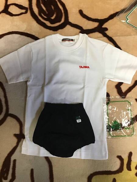 ダービースター 体操着 体操服 赤文字 田島 中学 校名 入り シャツ & ナイロン 100% ブルマ G166 セット 即決 早い者勝ち 送料無料