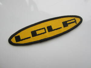 LOLA Lola Cars ローラ・カーズ F1 自動車 レーシング ロゴ ワッペン/刺繍 自動車 カー用品 整備 作業着 フォーミラ ① 173