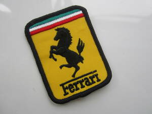 フェラーリ Ferrari イタリア 馬 黄色 外車 ロゴ ワッペン/刺繍 エンブレム 自動車 レーシング F1 ビンテージ スポンサー ② 173