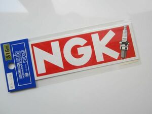 NGK SPARK PLUGS プラグ ステッカー/当時物 自動車 カー用品 整備 作業着 レーシング F1 S28