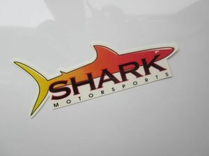 SHARK MOTORSPORTS シャークモータースポーツ パーツショップ サメ ステッカー/自動車 バイク オートバイ デカール バイク S29