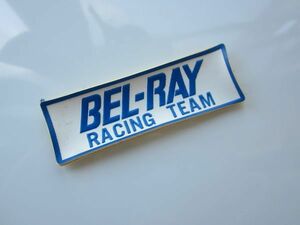 BEL RAY ベルレイ モーター オイル メーカー ロゴ レザー ワッペン/自動車 バイク オートバイ 103