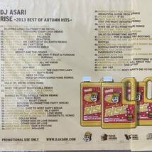 DJ ASARI RISE 2013 AUTUMN BEST HITS HIPHOP R&B EDM MIX CD_画像2