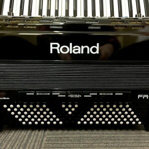 ROLAND FR-3X BR V-Accordion アコーディオン 37鍵 120ベース ローランド カバー付き FR3XBR Y5139+の画像10