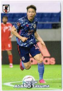2022 カルビー サッカー 日本代表 チーム チップス カード #22 VfLボーフム 浅野拓磨