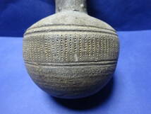 （２）古墳時代の出土品　土器　 須恵器 　はそう 　補修、欠け等があります。紋様が美しい　古代人の美意識が感じられます　骨董品_画像4