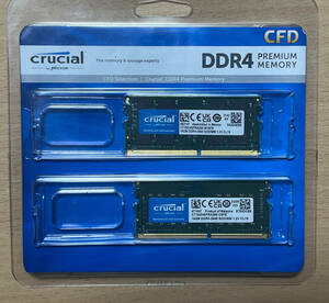 中古美品■crucial DDR4 PC4-21300 CL19 16GB×2 / W4N2666CM-16GR セット1