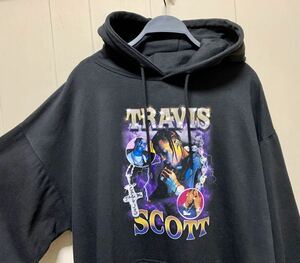 Travis Scottトラヴィススコットビッグサイズスウェットパーカー 2XL ヒップホップ　ラップ