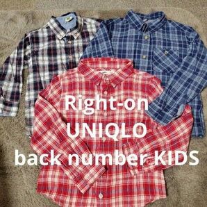 Right-on★UNIQLO★back number KIDS★130cm