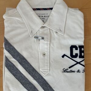 ○美品○カッター&バック○ ゴルフウエア○半袖シャツ○白 ホワイト○サイズM