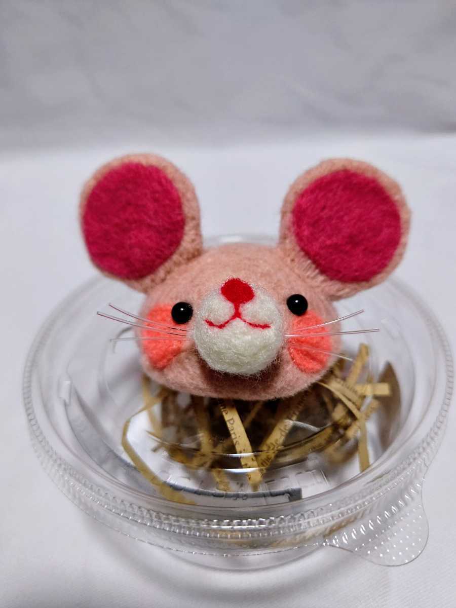 New ☆Kotaro Honpo☆ Hat Kota-chan hat Handmade Hedgehog Felt Teddybear Doll Stuffed toy, toy, game, stuffed toy, Wool felt