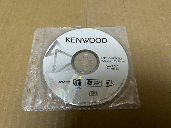 ケンウッド Music Editor Ver 2.2.0 W01-1723-25 CD-ROM DPX-U70 未開封 送料無料 送料込み