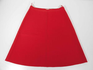  Prada skirt red va- Gin wool 100% size 40 PRADA *P