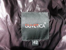 DUVETICA デュベティカ ダウンジャケット ダウンコート ショート丈 レディース フード&ファー 紫 42☆ ●s_画像3