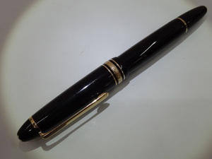 モンブラン マイスターシュテュック 4810 No.146 万年筆 ペン先14K 585 黒ｘゴールド MONTBLANC ☆P