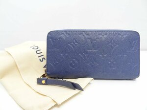 ルイヴィトン モノグラム アンプラント ジッピーウォレット デニムアンクル M41857 LOUIS VUITTON ☆P