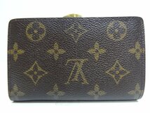 ルイヴィトン モノグラム ポルトモネビエヴィエノワ がま口 折り財布 M61663 LOUIS VUITTON ☆P_画像2