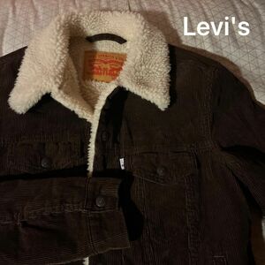 Levi's リーバイス　古着　 ボアジャケット コーデュロイ　ブラウン