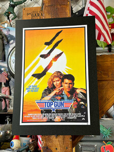 ハリウッドポスター #0053　映画「トップガン」F-14　トム・クルーズ　B4サイズ　※専用フレームは別売です