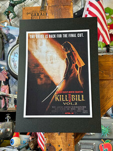 ハリウッドポスター #0130　映画「キル・ビル Vol.2」劇場版ポスター　ユマ・サーマン　B4サイズ　※専用フレームは別売です