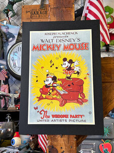 ハリウッドポスター　#0233　ミッキーマウス　No.5　ミニーマウス　クラシックディズニー　B4サイズ　※専用フレームは別売です