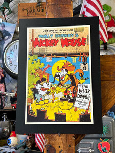 ハリウッドポスター　#0254　ミッキーマウス　No.25　クラシックディズニー　B4サイズ　※専用フレームは別売です