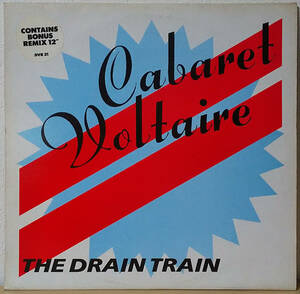Cabaret Voltaire - The Drain Train UK.Ori 12x2inch(45 RPM, 33 RPM) Doublevision DVR 21 1986年 キャバレー・ヴォルテール