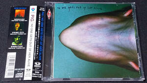 PIG - [帯付]No One Gets Out Of Her Alive 国内盤 CD Victor/Happy House - VICP-60199 1998年 KMFDM, SCHAFT, SCHWEIN