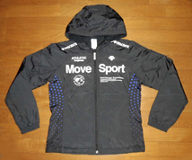 DESCENTE MOVE SPORT デサント ムーヴ スポーツ EKS+THERMO 中綿 フードジャケット レディース 女性用 定16500円 BLK L 使用少 美品_画像1