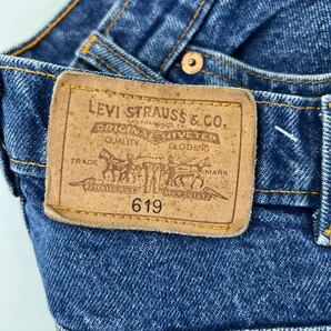 カナダ製 ☆ リーバイス ☆ LEVIS 619 W38 大きめ◎ オレンジタブ デニムパンツ ブルー ジーンズ アメカジ ストリート 古着MIX■Ja5394の画像6