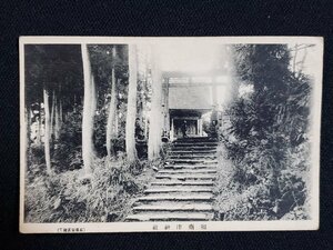 ｈ◆　戦前 絵葉書　和南津神社　/pc174