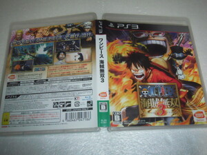中古 PS3 ワンピース 海賊無双3 動作保証 同梱可